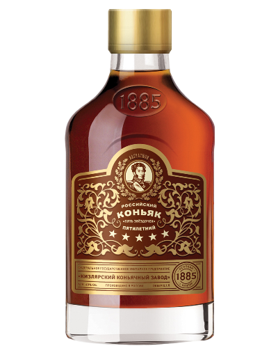 Коньяк Кизлярский Пять звезд