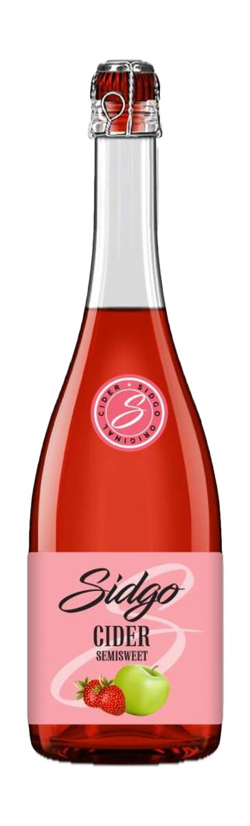 Сидр Сидго яблочно-клубничный